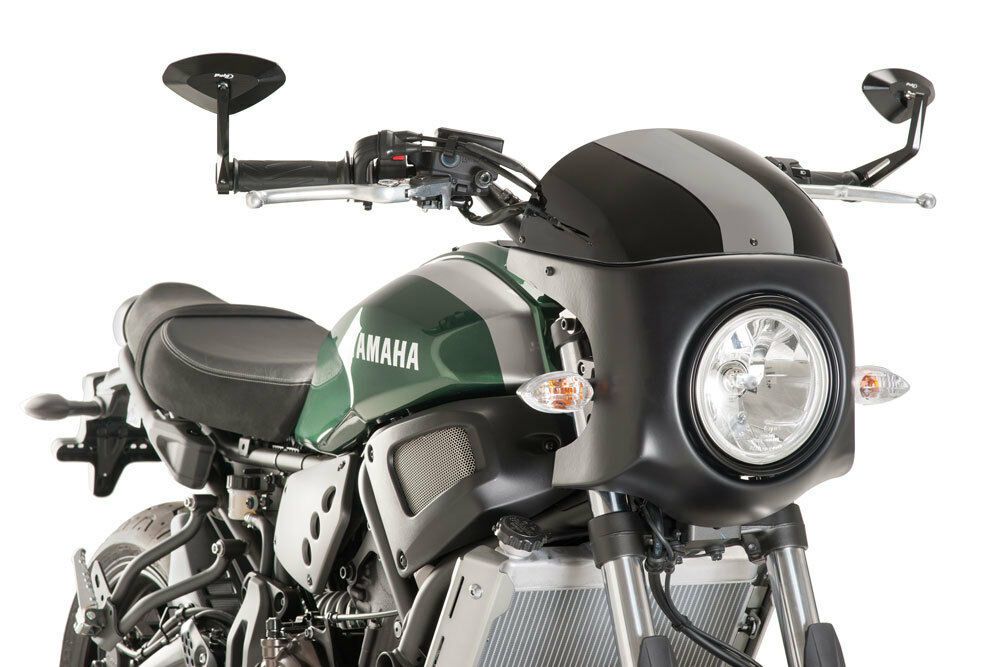 PUIG 8933N Retro-Verkleidungscheibe passend fuer YAMAHA XSR700 Schwarz