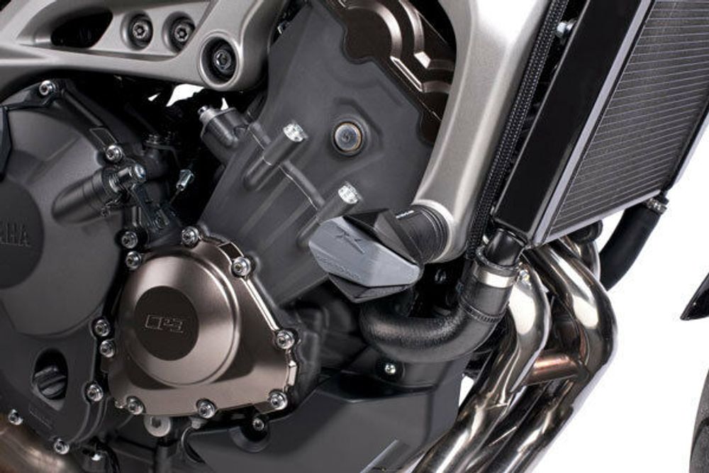 PUIG 6857N Sturzpads R19 passend fuer YAMAHA MT-09 Schwarz