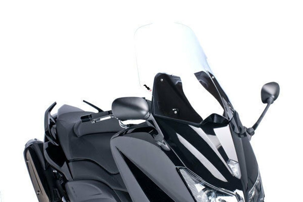 PUIG 6260W Windschutzscheibe V-Tech Line Touring passend fuer YAMAHA T-MAX 530 Transparent