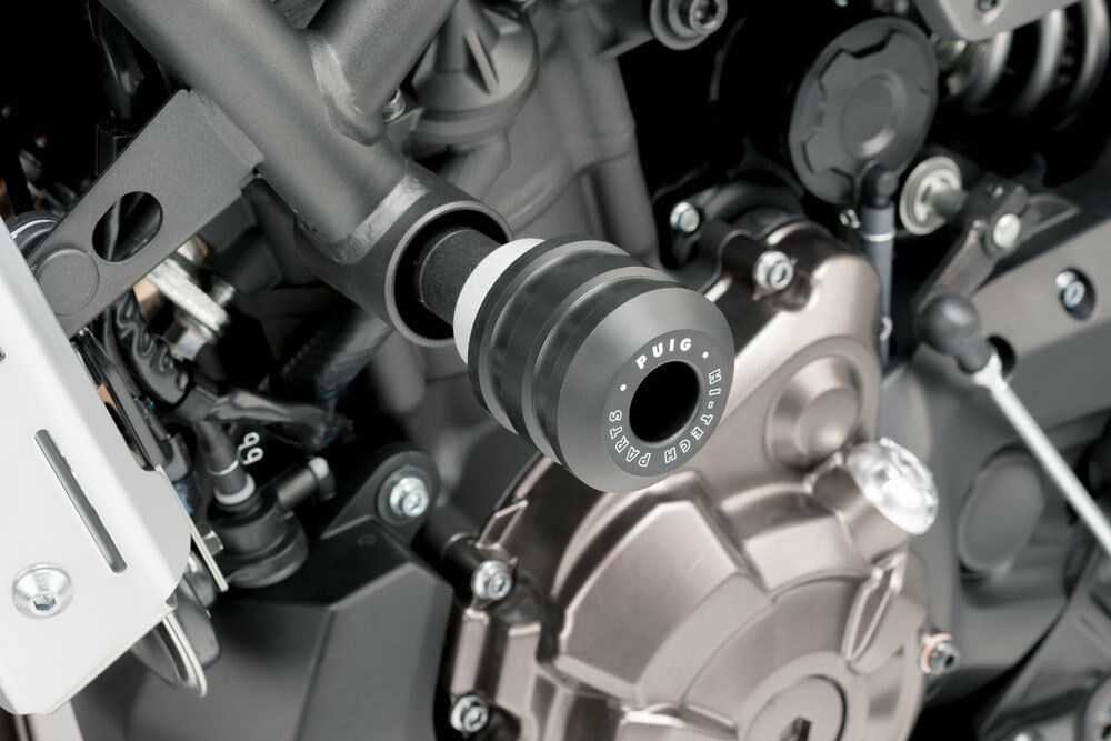 PUIG 8593N Sturzpads Vintage passend fuer YAMAHA XSR700 Schwarz