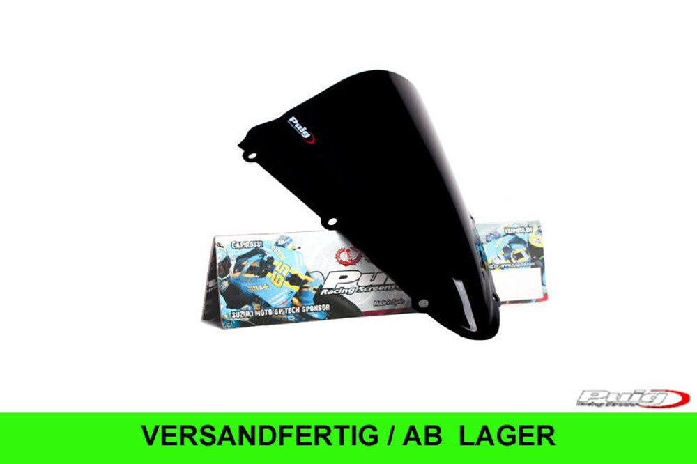 PUIG 4637N Racingscheibe passend fuer YAMAHA YZF-R125 Schwarz