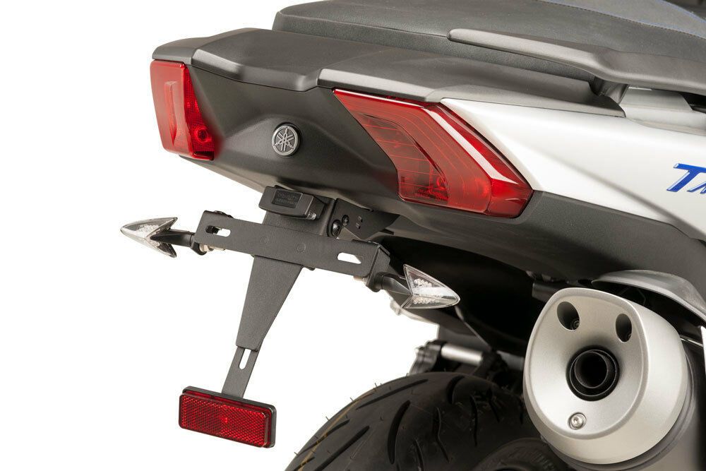 PUIG 9468N Kennzeichenhalters passend fuer YAMAHA T-MAX 530 Schwarz