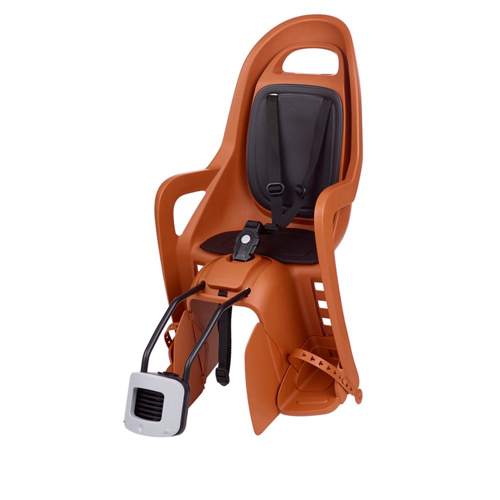 SP 1100325 POLISPORT Groovy Maxi FF Rear Child Bike Seat Frame Mounting - Caramel Brown/Black passend fuer Braun & Sc