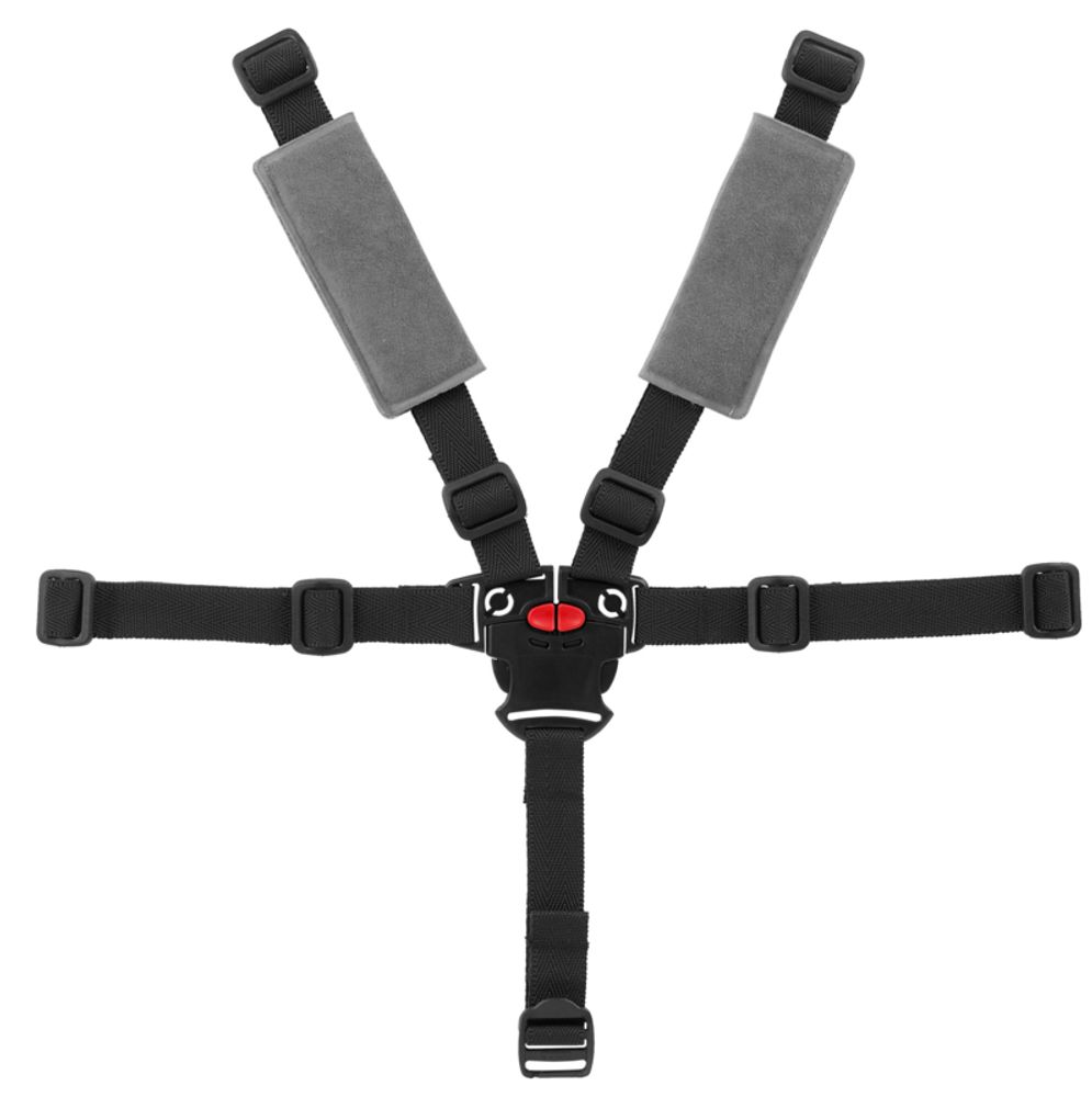 SP 1100336 POLISPORT 5 Point Safety Harness Belt + Paddings Black Grey Bilby Ff/Cfs/Rs passend fuer