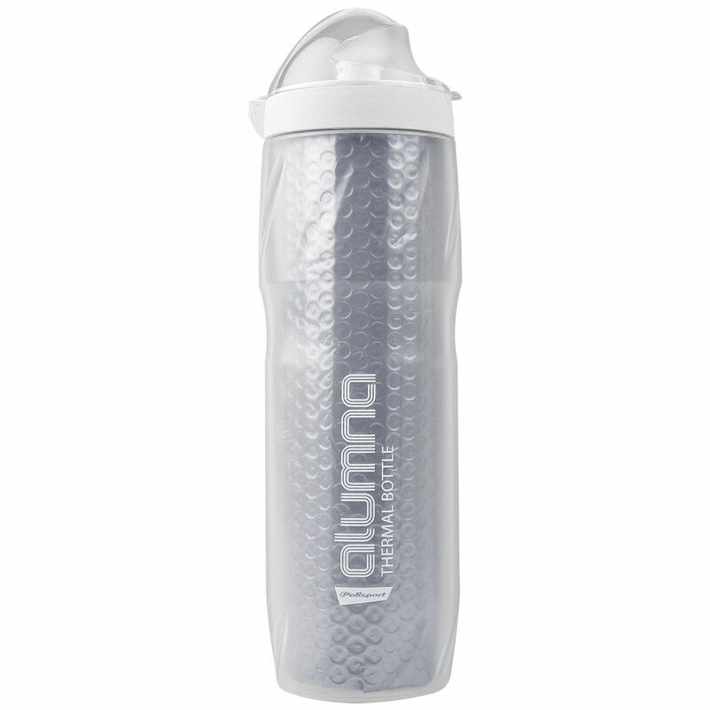 SP 1100402 POLISPORT Thermal Bottle Alumna Clear/Silver - 500ml passend fuer