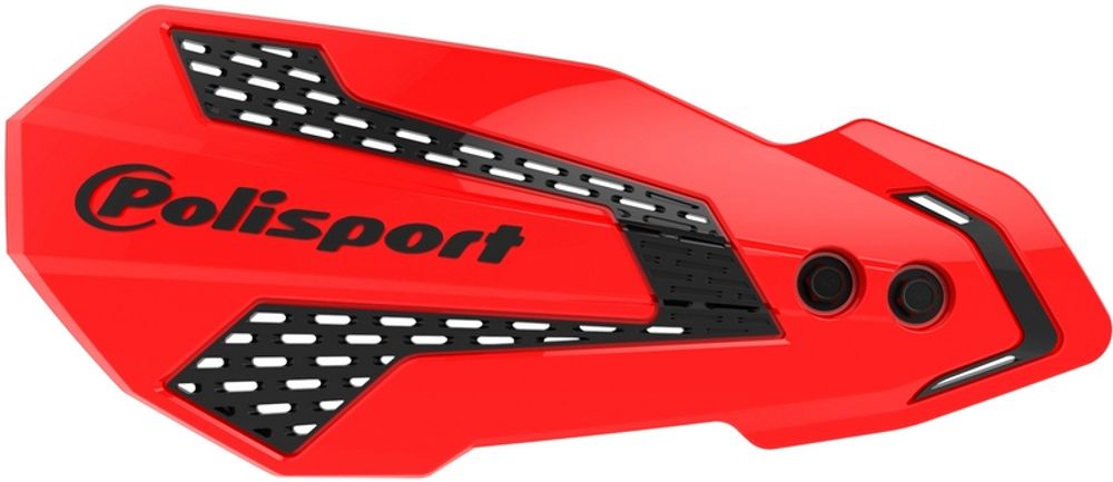 SP 1109877001 POLISPORT MX Flow Handguards Red / Black - Honda CRF450R / RX passend fuer HONDA CRF 450 R Rot & Schw
