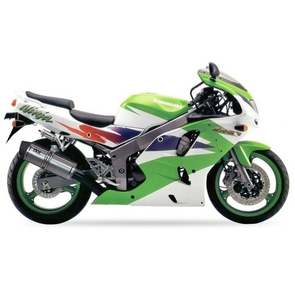 SP 1111294 IXIL Hexoval Endtopf Edelstahl / Endkappe Edelstahl schwarz - OK7041VSE passend fuer KAWASAKI NINJA ZX-6 R