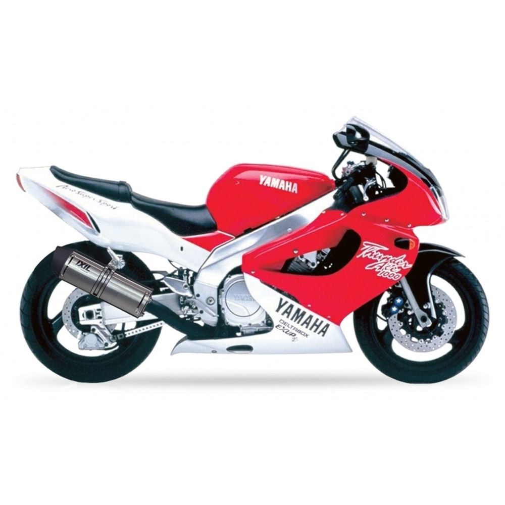 SP 1111327 IXIL Hexoval Endtopf Edelstahl / Endkappe Edelstahl schwarz - OY9085VSE passend fuer YAMAHA YZF 1000 R