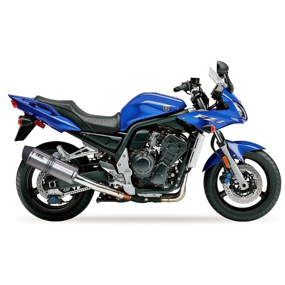 SP 1111329 IXIL Hexoval Endtopf Edelstahl / Endkappe Edelstahl schwarz - OY9089VSE passend fuer YAMAHA FZS 1000