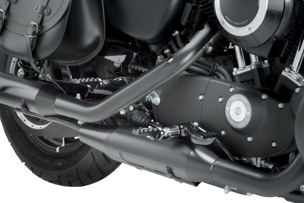 PUIG 9980N Heritage Fußrasten passend fuer SUZUKI GSX-R750 Schwarz