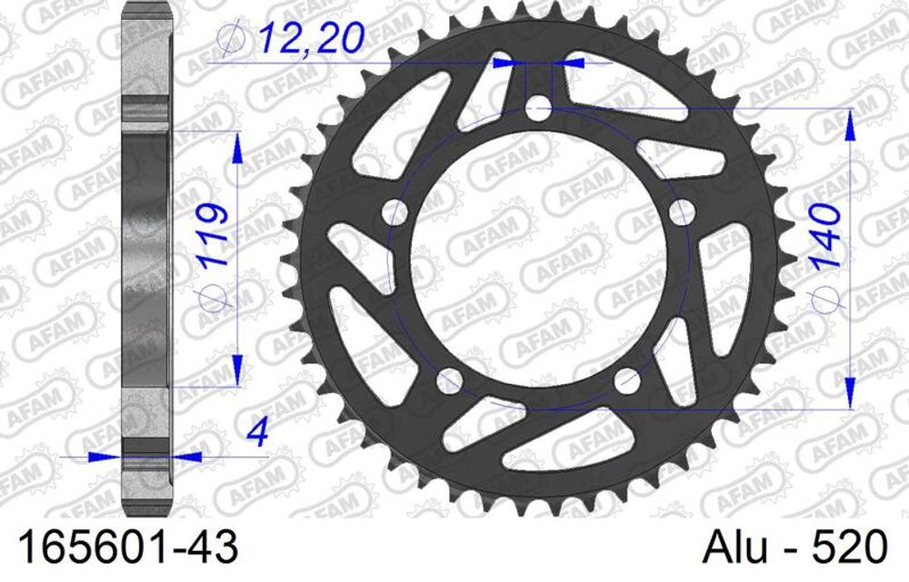 SP 1122397002 passend fuer BMW S 1000 RR Hart Eloxi
