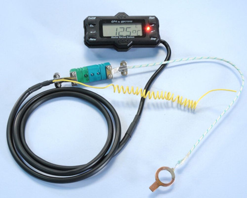 SP 1126151 POLINI Digitaler Drehzahl-Stundenmesser mit Sensor für Zylinderkopftemperatur (CHT) passend fuer HONDA MB S 50 Schwarz