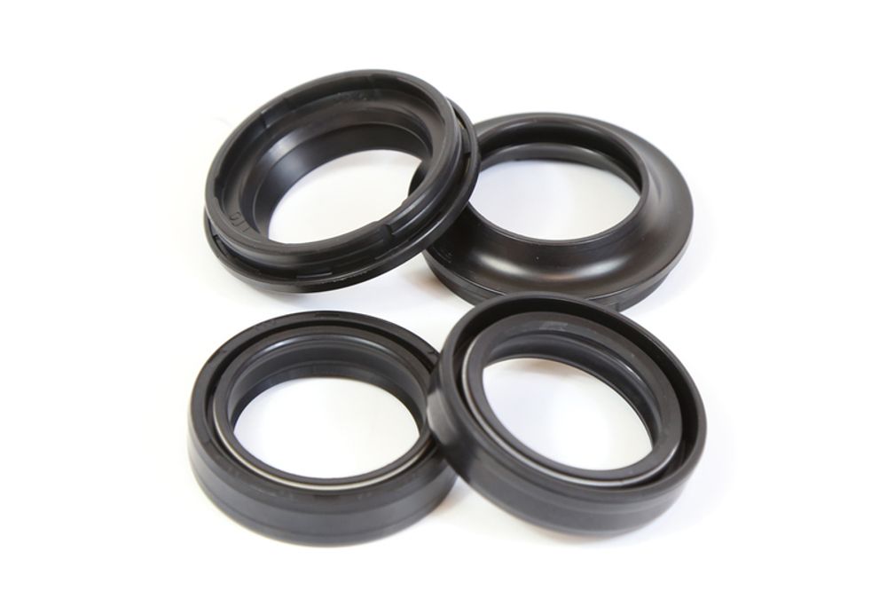 SP 1126678 ALL BALLS Gabelsimmerringesatz mit Staubkappen - 35x48x10,5 mm passend fuer YAMAHA DT 125