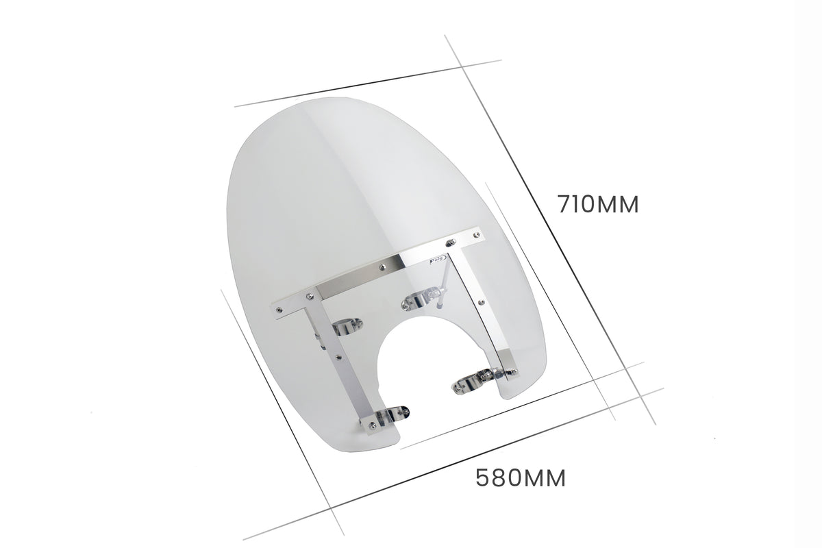 PUIG 1129W America III passend fuer SUZUKI VL125 INTRUDER Transparent