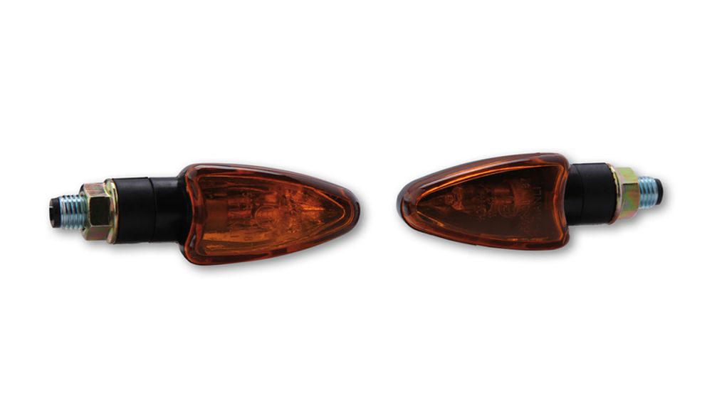 SP 1139849 HIGHSIDER smart Arrow Mini Blinker Schwarz/Orange E-Geprüft (Paar) passend fuer Schwarz &
