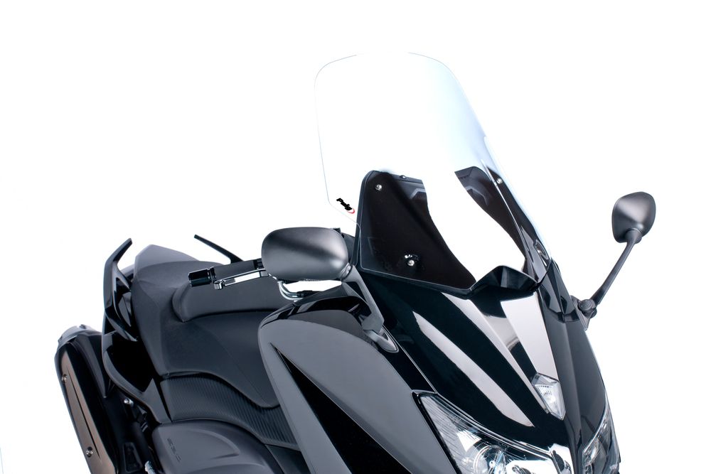 PUIG 6260W Windschutzscheibe V-Tech Line Touring passend fuer YAMAHA T-MAX 530 Transparent
