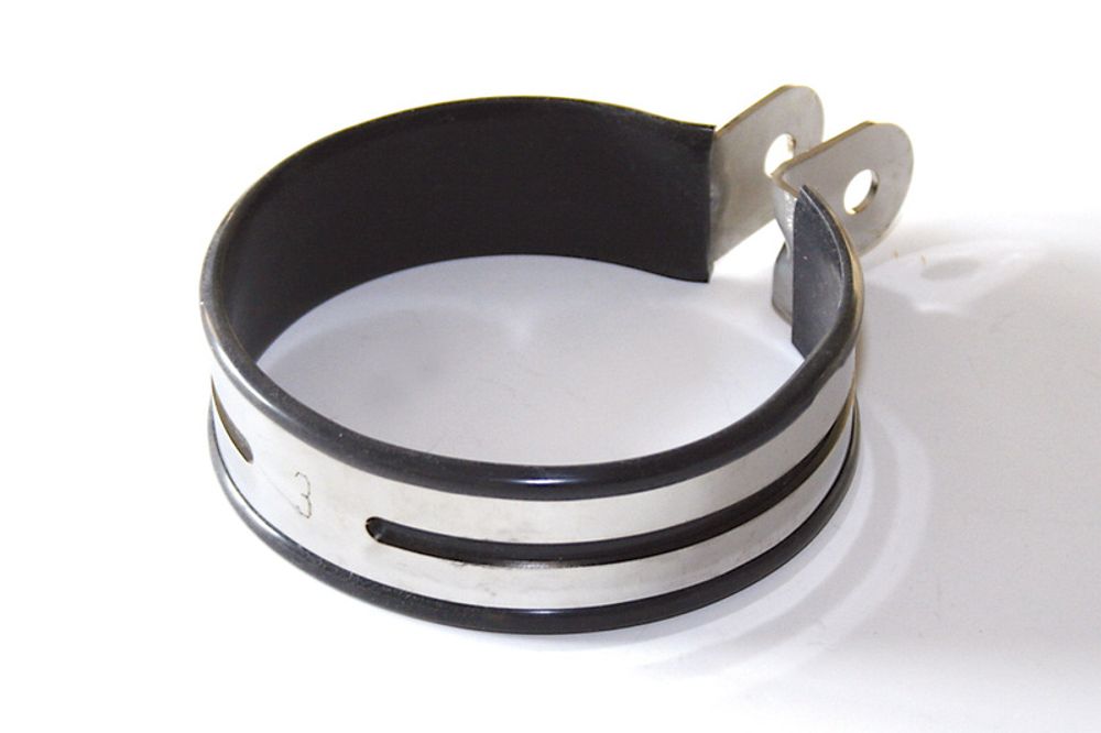 SP 1140296 IXIL Uni-Auspuffschelle 12 cm passend fuer Silber