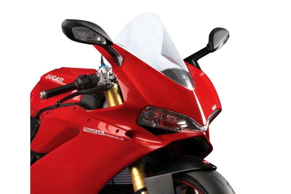 PUIG 7621W R-Racer Scheibe passend fuer DUCATI 1299 PANIGALE Transparent