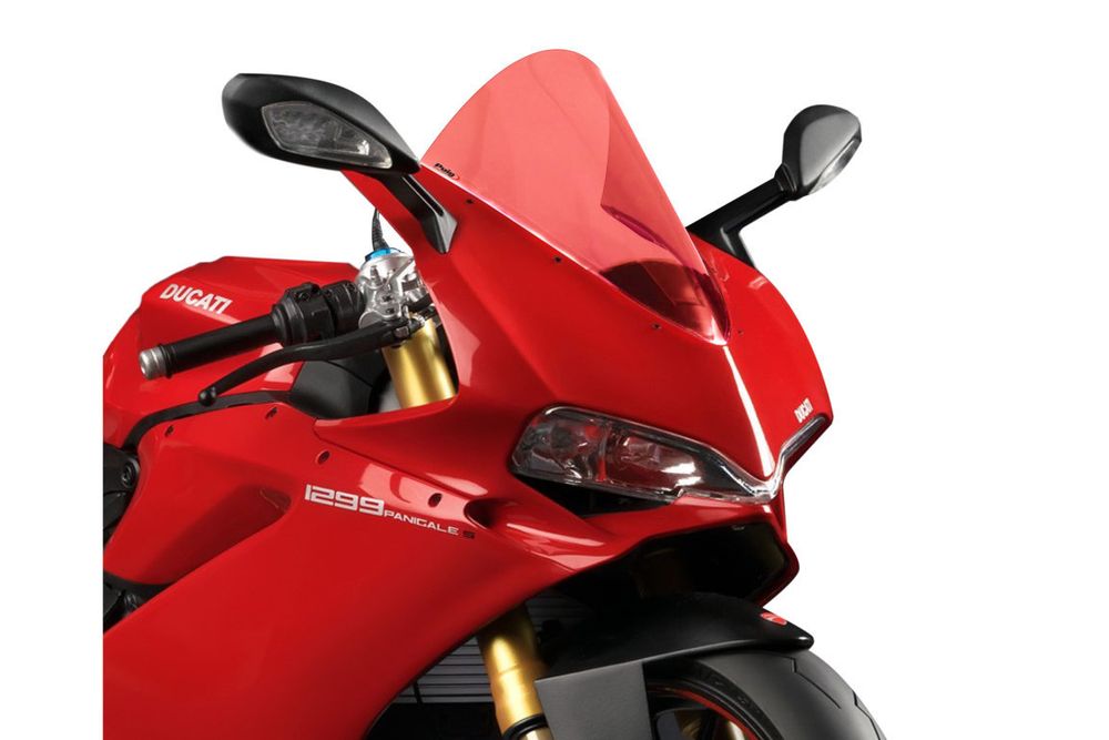 PUIG 7621R R-Racer Scheibe passend fuer DUCATI 1299 PANIGALE Rot