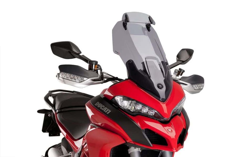 PUIG 7624H Tourenscheibe mit Spoilerscheibe passend fuer DUCATI MULTISTRADA 1200 Getönt