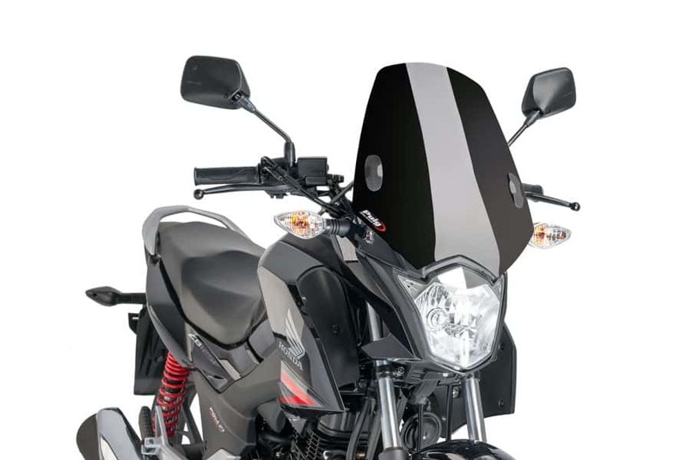 PUIG 7726N New Generation Sport passend fuer HONDA CB125F Schwarz