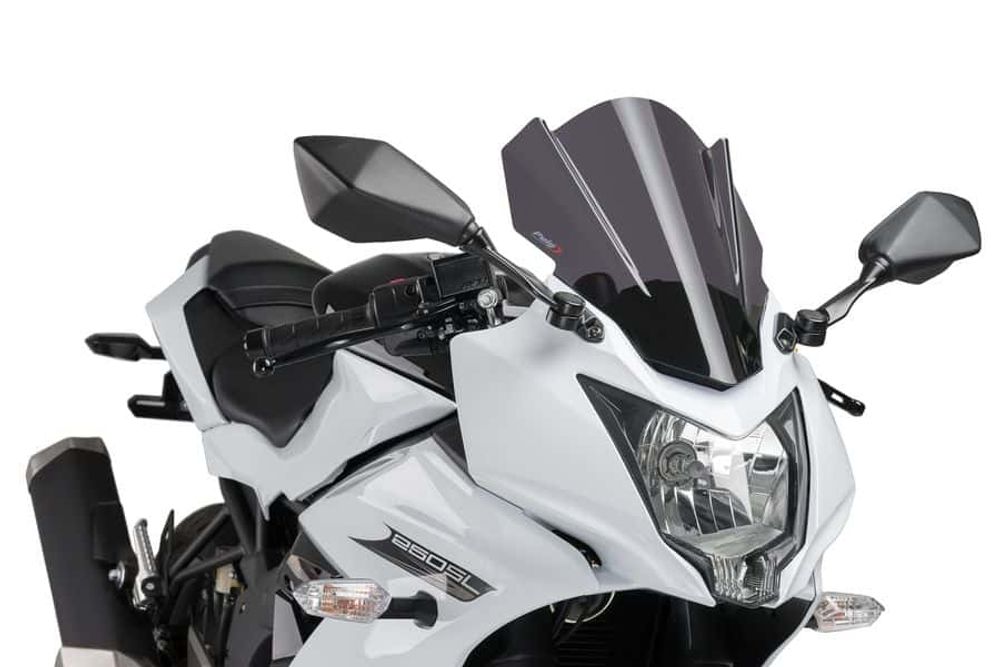 PUIG 7630F Z-Racing Scheibe passend fuer KAWASAKI NINJA 250SL Stark getönt