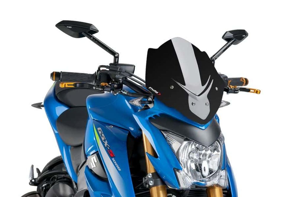 PUIG 7653N New Generation Sport passend fuer SUZUKI GSX-S1000 Schwarz