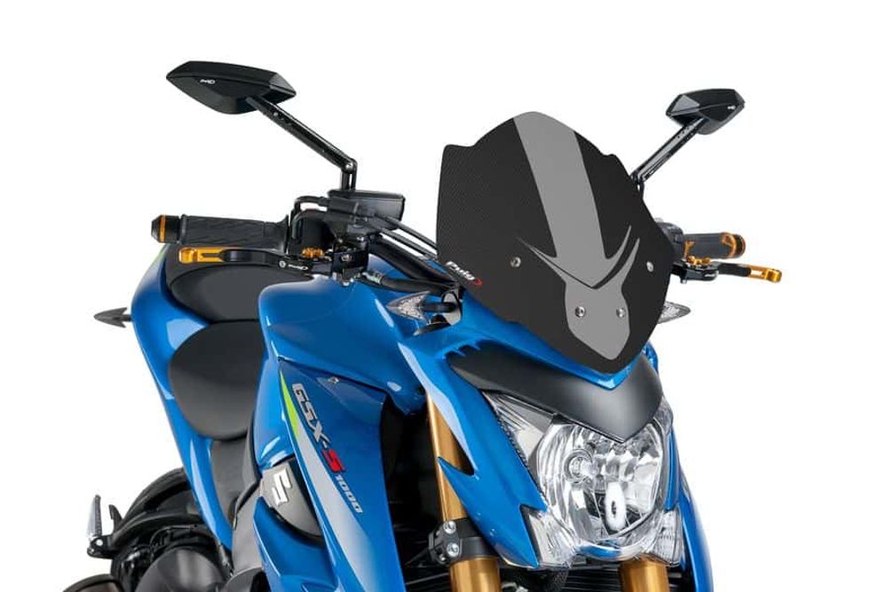 PUIG 7653C New Generation Sport passend fuer SUZUKI GSX-S1000 Carbon look
