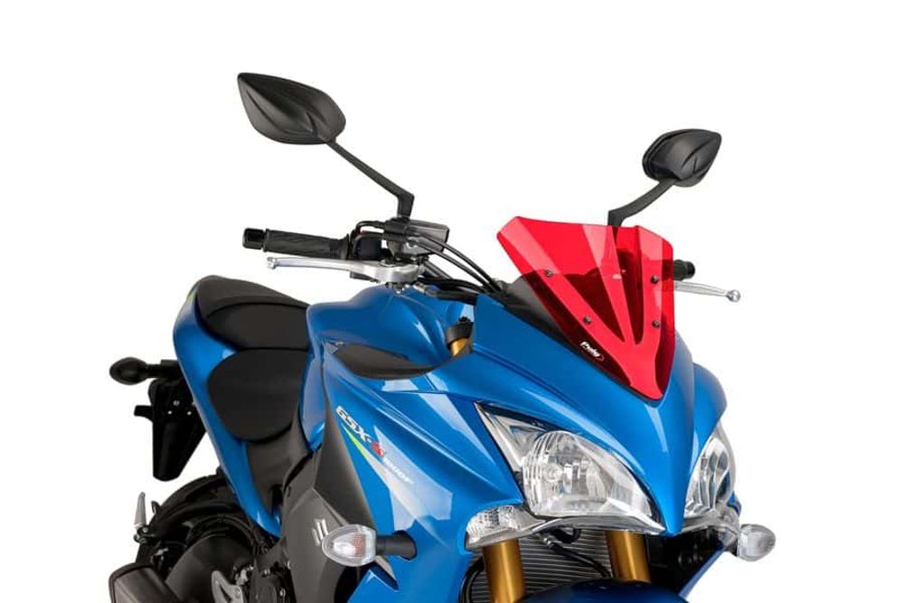 PUIG 7639R Sportscheibe passend fuer SUZUKI GSX-S1000F Rot