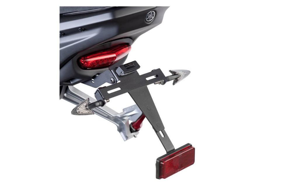 PUIG 7796N Kennzeichenhalters passend fuer YAMAHA MT-125 Schwarz