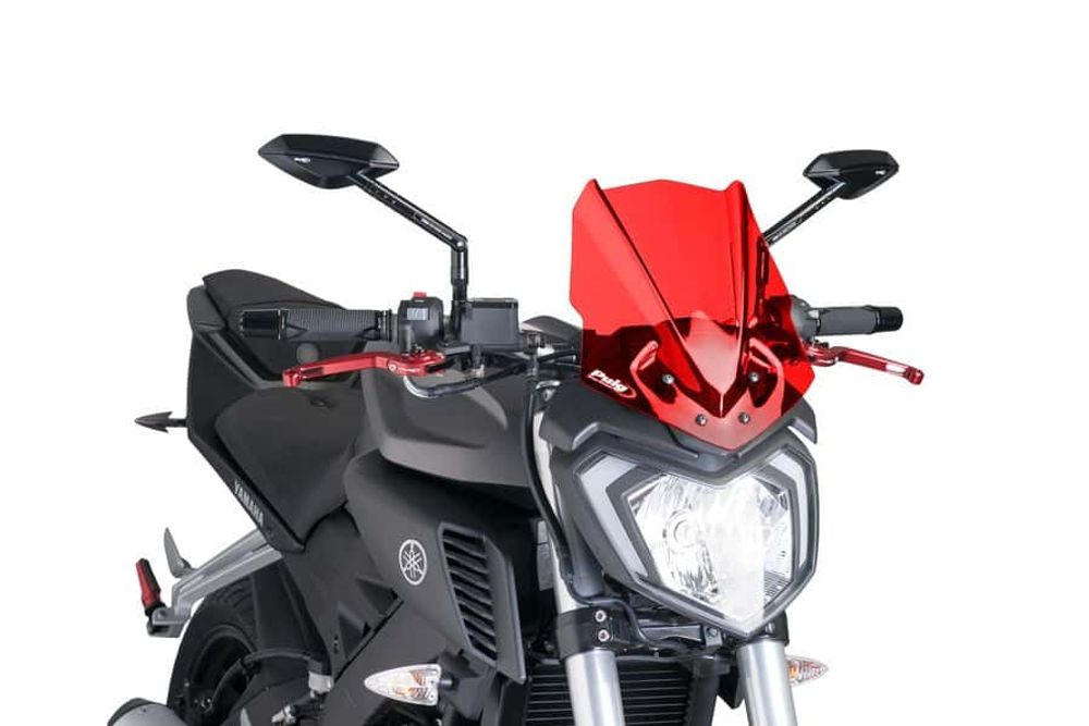 PUIG 7654R New Generation Sport passend fuer YAMAHA MT-125 Rot