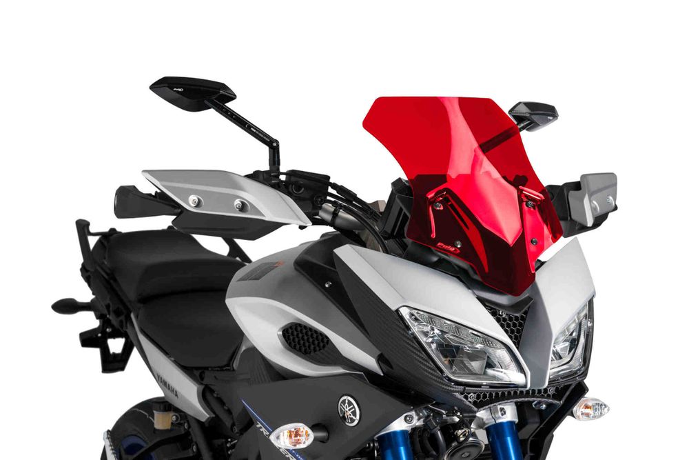 PUIG 7645R Sportscheibe passend fuer YAMAHA MT-09 TRACER Rot