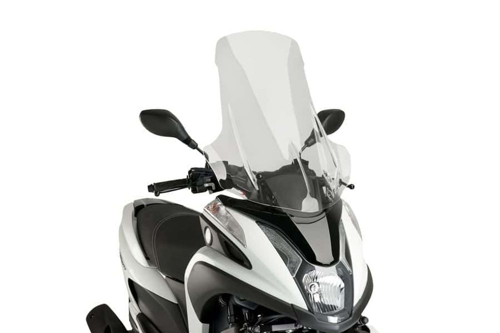 Puig 7666W Windschutzscheibe V-Tech Line Touring  Kompatibel/Ersatz für YAMAHA TRICITY 125