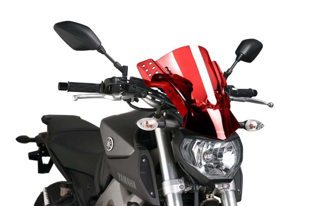 PUIG 6894R Rafale passend fuer YAMAHA MT-09 Rot