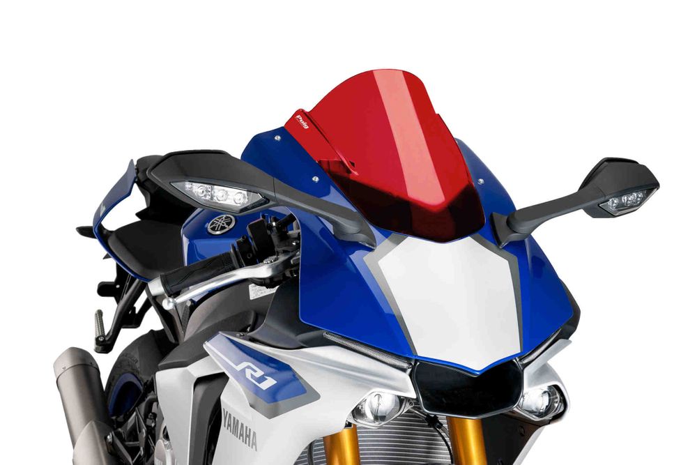 PUIG 7648R Z-Racing Scheibe passend fuer YAMAHA YZF-R1 Rot