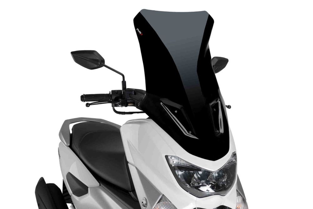 PUIG 8121N Windschutzscheibe V-Tech Line Touring passend fuer YAMAHA NMAX 125 Schwarz