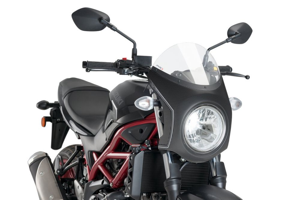 PUIG 3170W Retro-Verkleidungscheibe passend fuer SUZUKI SV650 Transparent