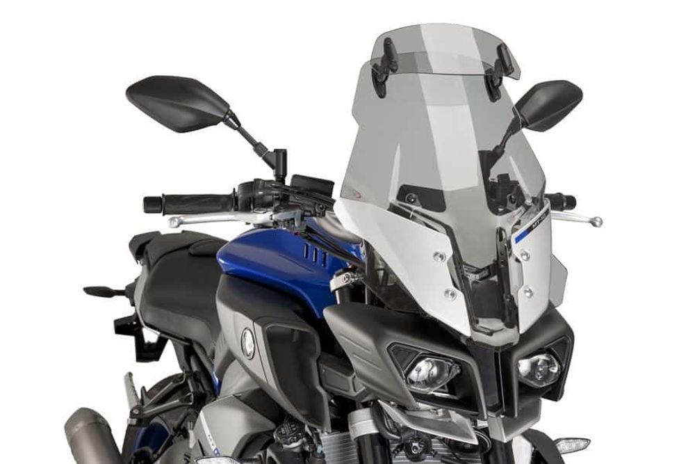 PUIG 8919H Tourenscheibe Plus mit Spoilerscheibe  passend fuer YAMAHA MT-10 Getönt