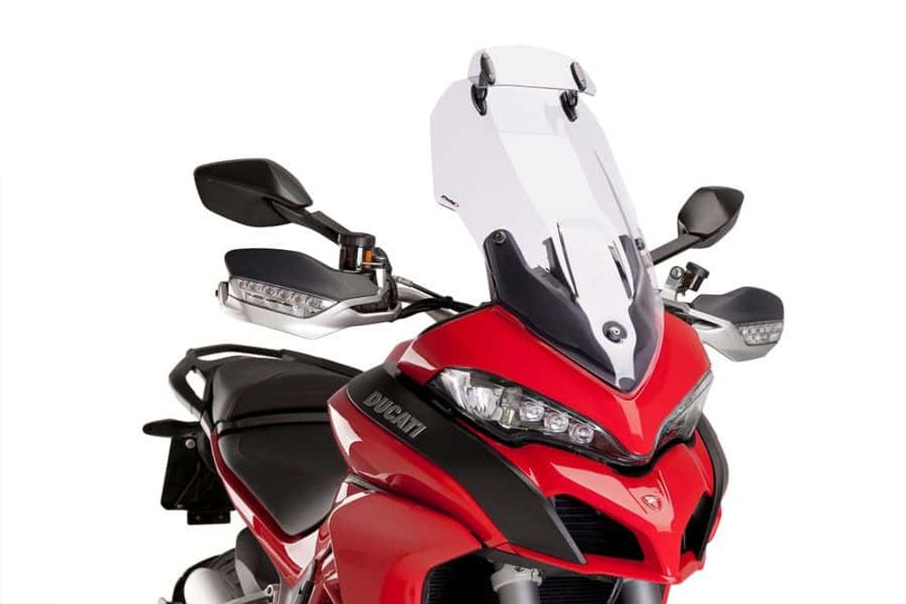 PUIG 6007W Spoilerscheibe befestigt mit Schrauben passend fuer HONDA CB1300S Transparent