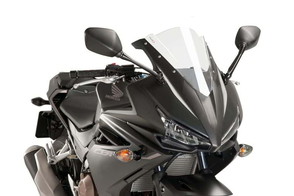 PUIG 8903W Z-Racing Scheibe passend fuer HONDA CBR500R Transparent