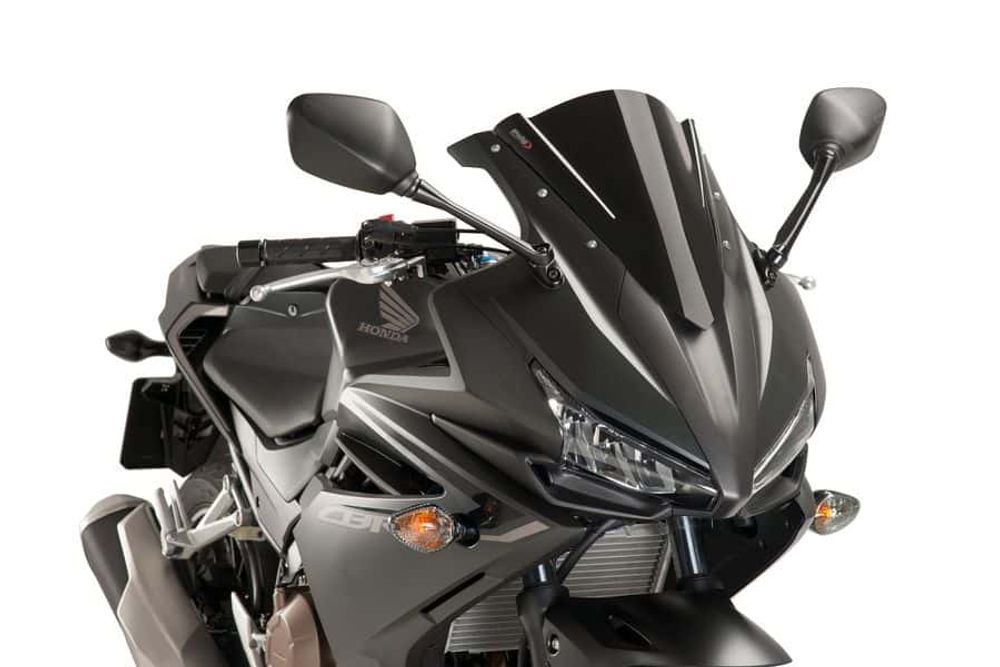 PUIG 8903N Z-Racing Scheibe passend fuer HONDA CBR500R Schwarz