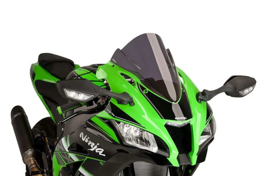 PUIG 8912F Z-Racing Scheibe passend fuer KAWASAKI ZX-10R Stark getönt