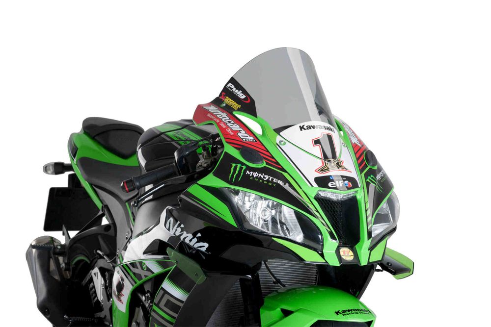 PUIG 9849H R-Racer Scheibe passend fuer KAWASAKI ZX-10R Getönt