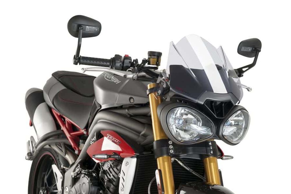 PUIG 8929W New Generation Sport passend fuer TRIUMPH SPEED TRIPLE 1050 R Transparent