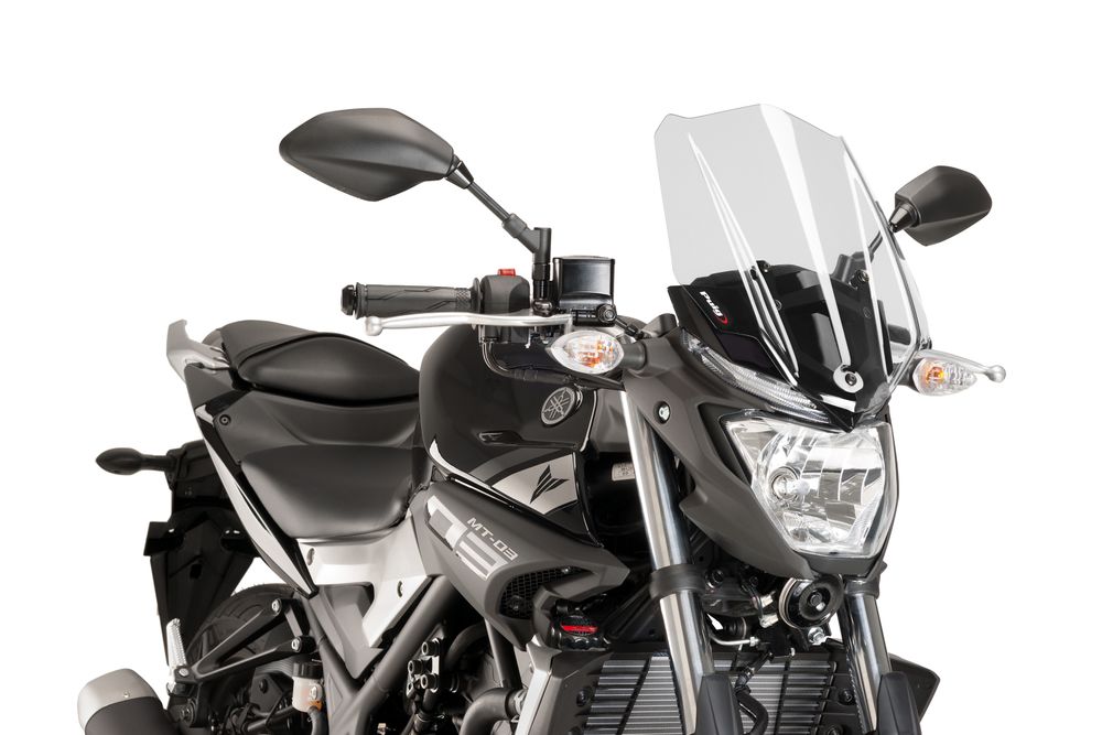 PUIG 8932W New Generation Touring passend fuer YAMAHA MT-03 Transparent