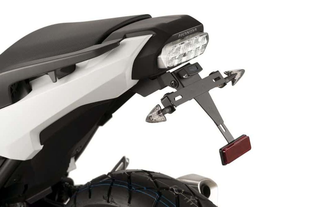 PUIG 8725N Kennzeichenhalters passend fuer HONDA NC750S Schwarz