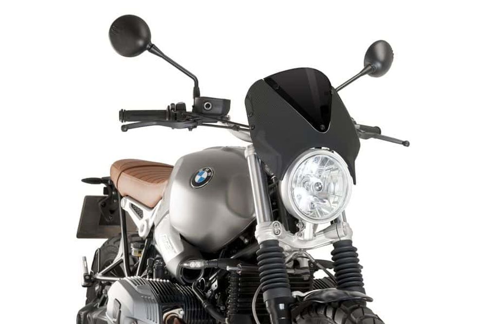 PUIG 9339N Retrovision verfügbar fuer BMW R NINE T SCRAMBLER Schwarz