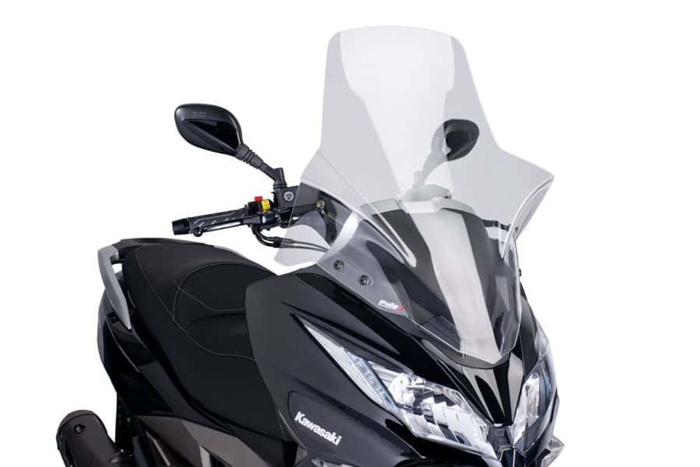 PUIG 7020W Windschutzscheibe V-Tech Line Touring passend fuer KAWASAKI J300 Transparent