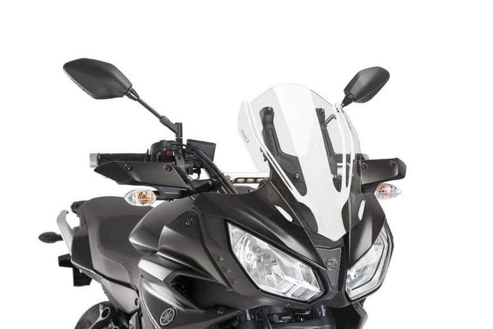 PUIG 9211W Z-Racing Scheibe passend fuer YAMAHA MT-07 TRACER Transparent