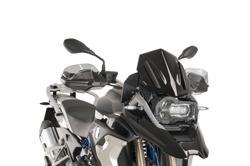 PUIG 6487N Sportscheibe passend fuer BMW R1200GS Schwarz
